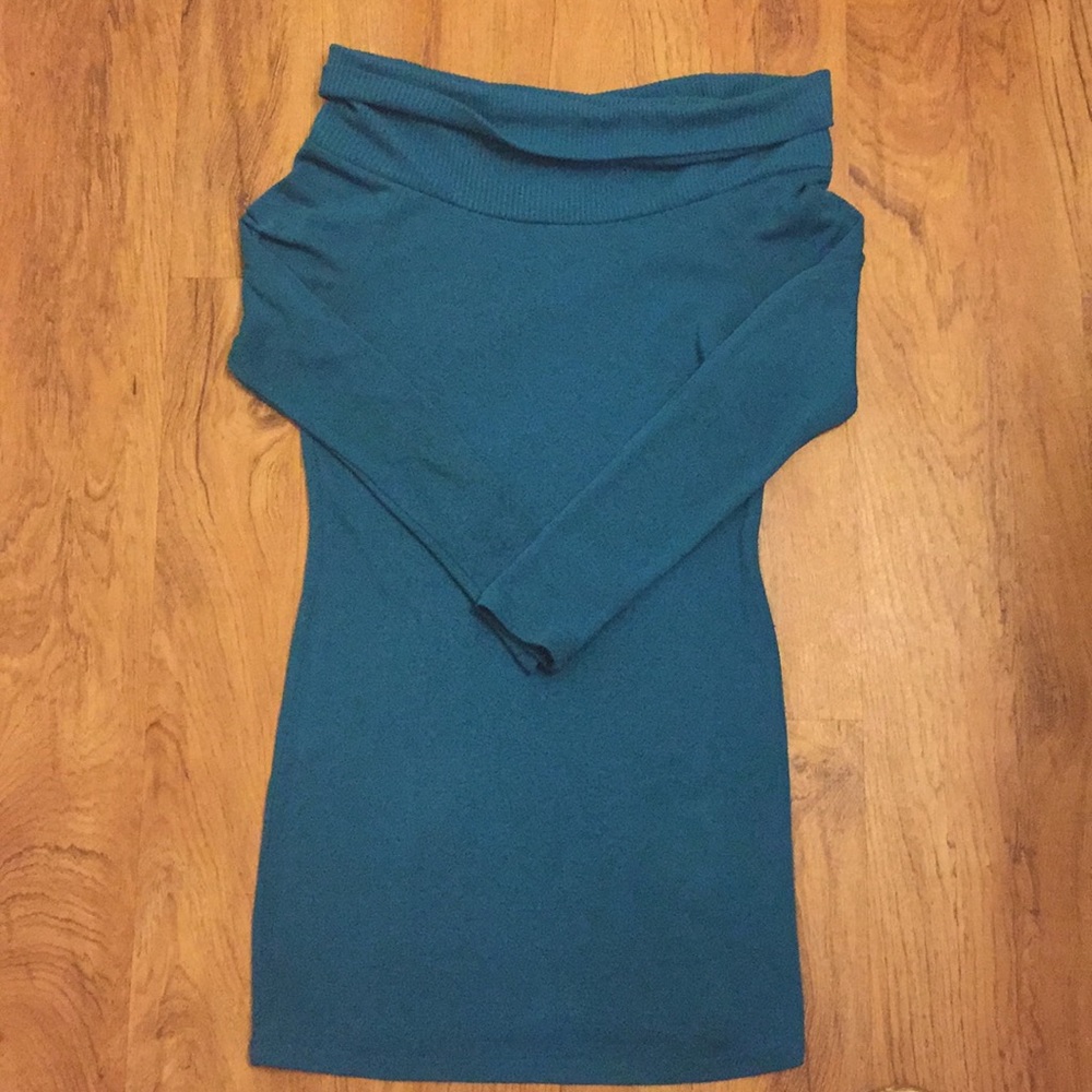 Versatile snug sweater dress